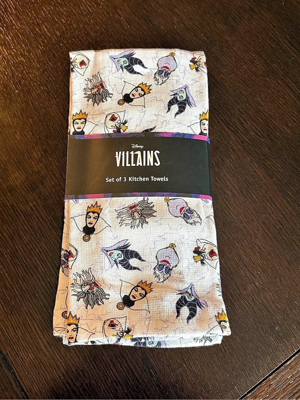 Disney Villains Kitchen Towels Set of 3